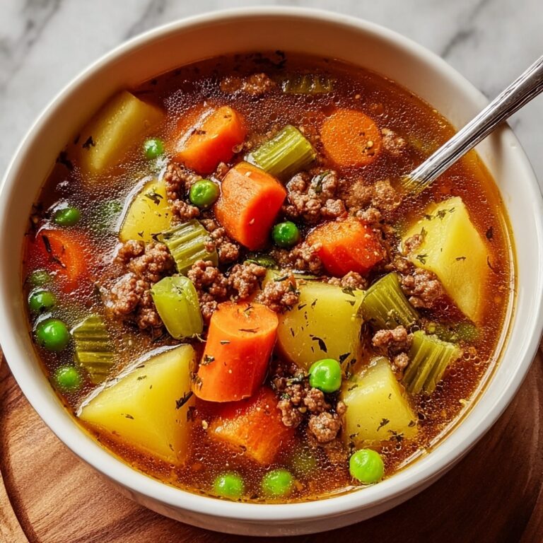 Hearty Vegetable Beef Soup Classic for Cozy Comfort Recipe