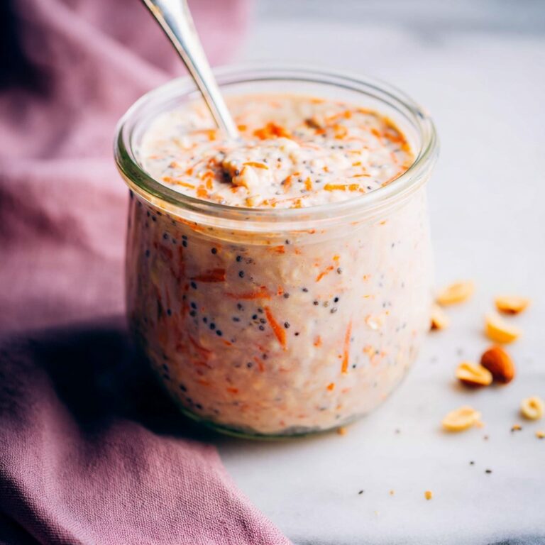Carrot Cake Overnight Oats Recipe