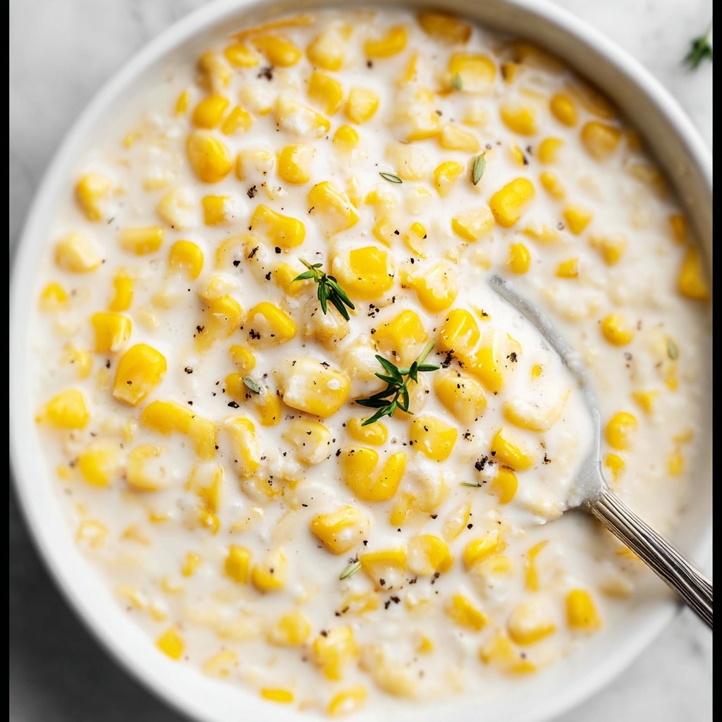 Homemade Creamed Corn Recipe - Recipe Image