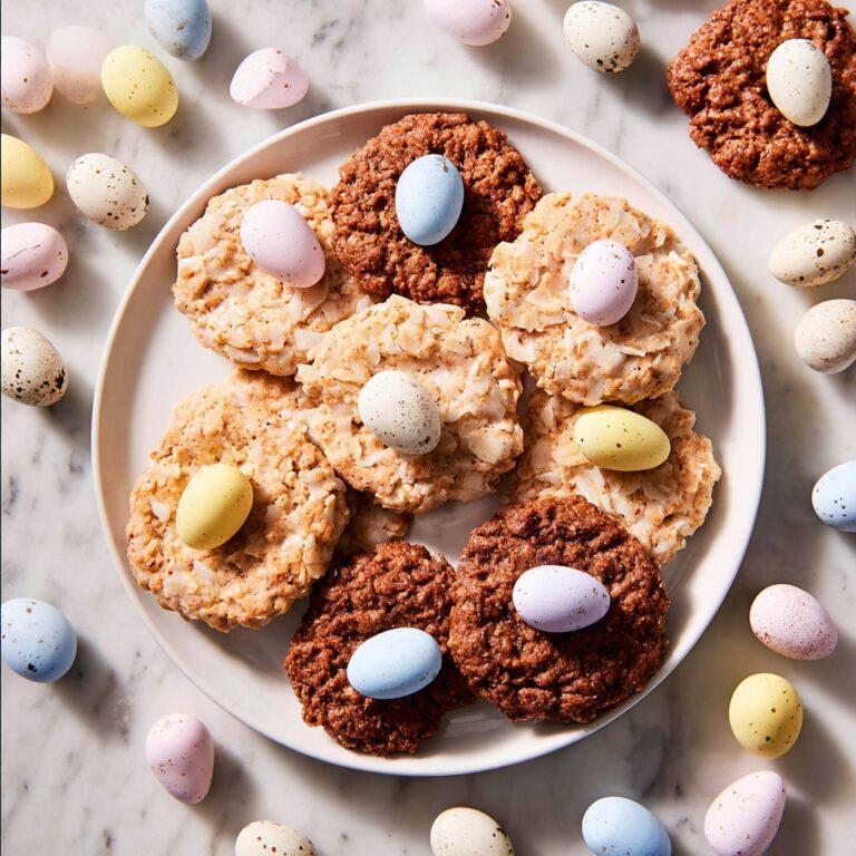 No Bake Bird’s Nest Cookies Recipe