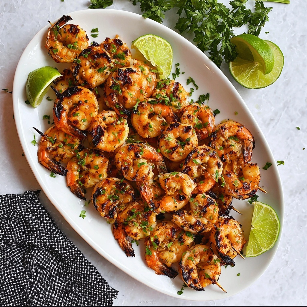 Marinated Grilled Shrimp Skewers Recipe - Recipe Image