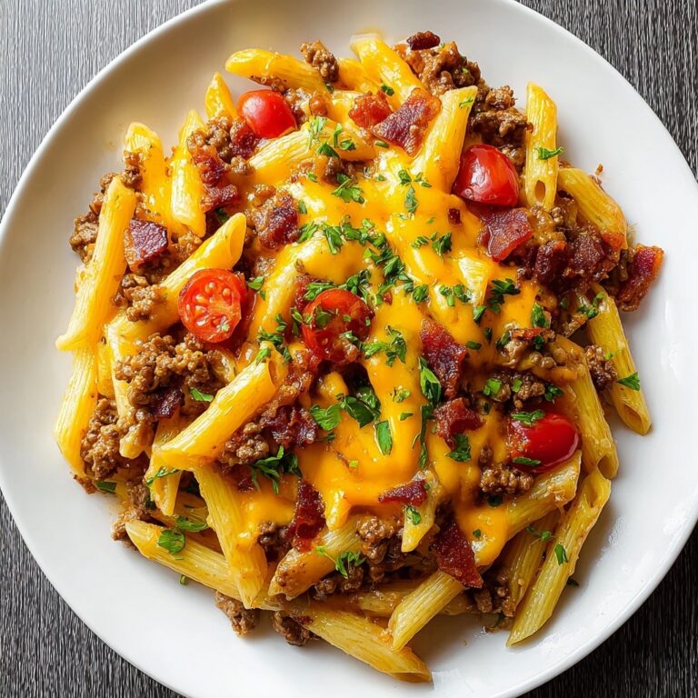 Loaded Bacon Cheeseburger Pasta Recipe