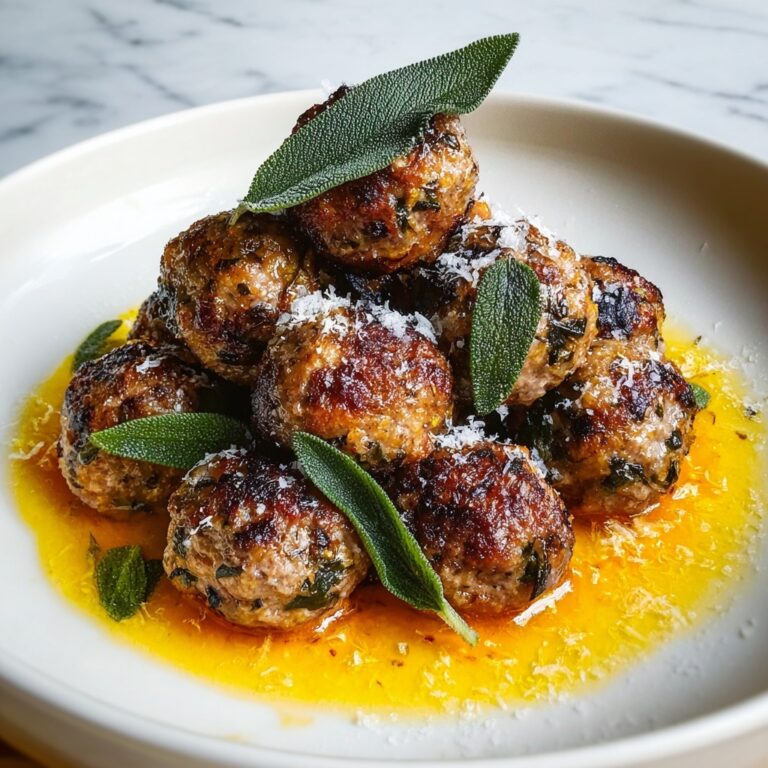 Pumpkin Sage Meatballs Recipe