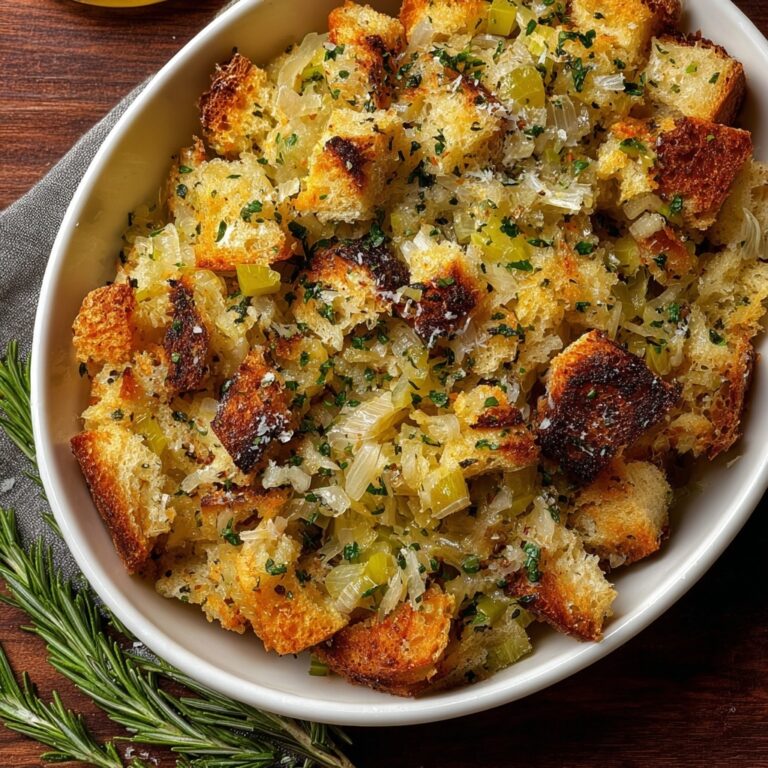 Savory Herb-Roasted Turkey Dressing Recipe