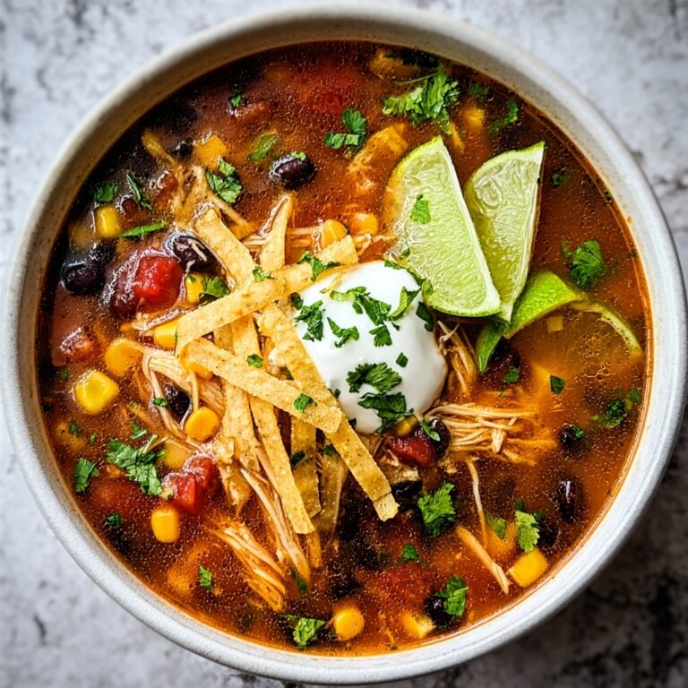 Crock Pot Chicken Tortilla Soup Recipe