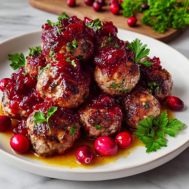 Christmas Cranberry Meatballs Recipe