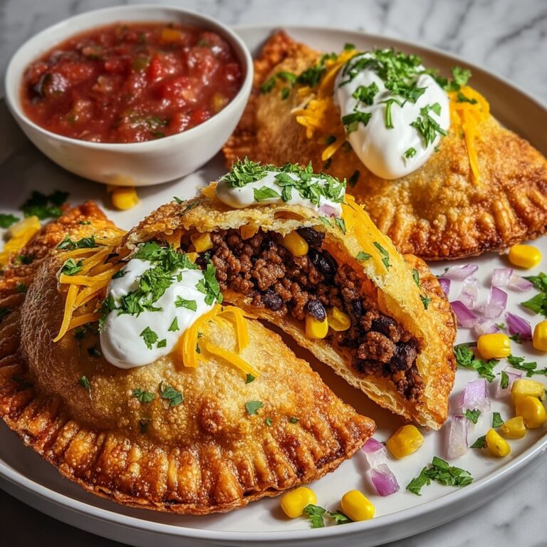 Spicy Crispy Mexican Taco Pockets Recipe