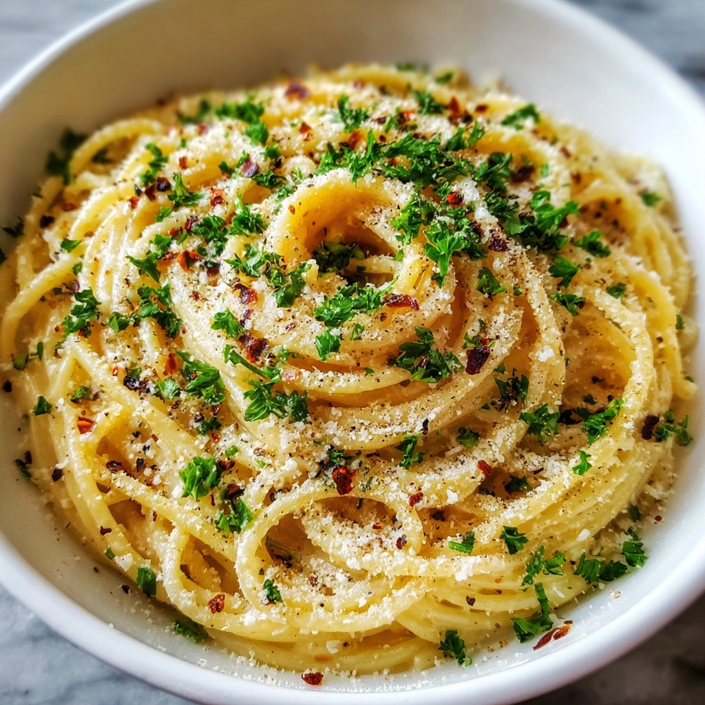 One-Pan Butter Parmesan Pasta Recipe - Recipe Image