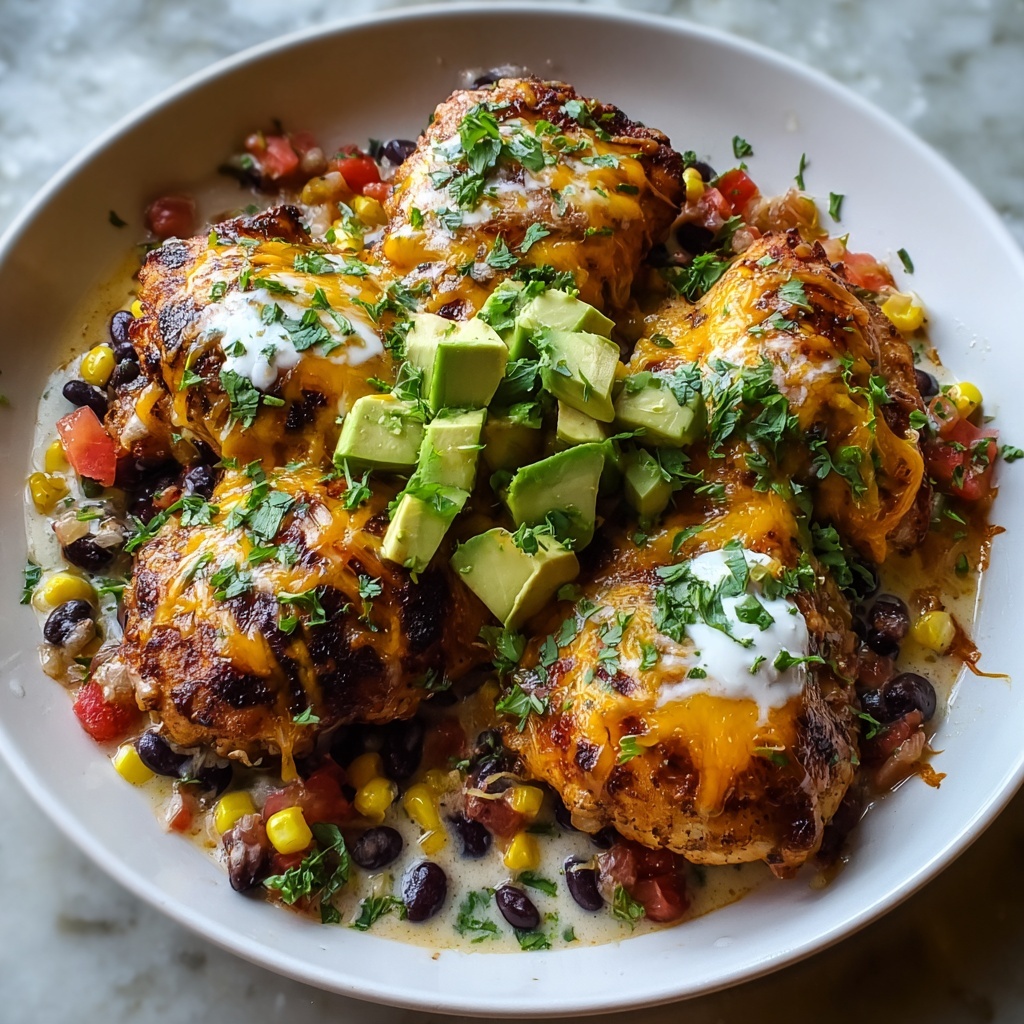 Creamy Slow Cooker Fiesta Chicken Recipe - Recipe Image