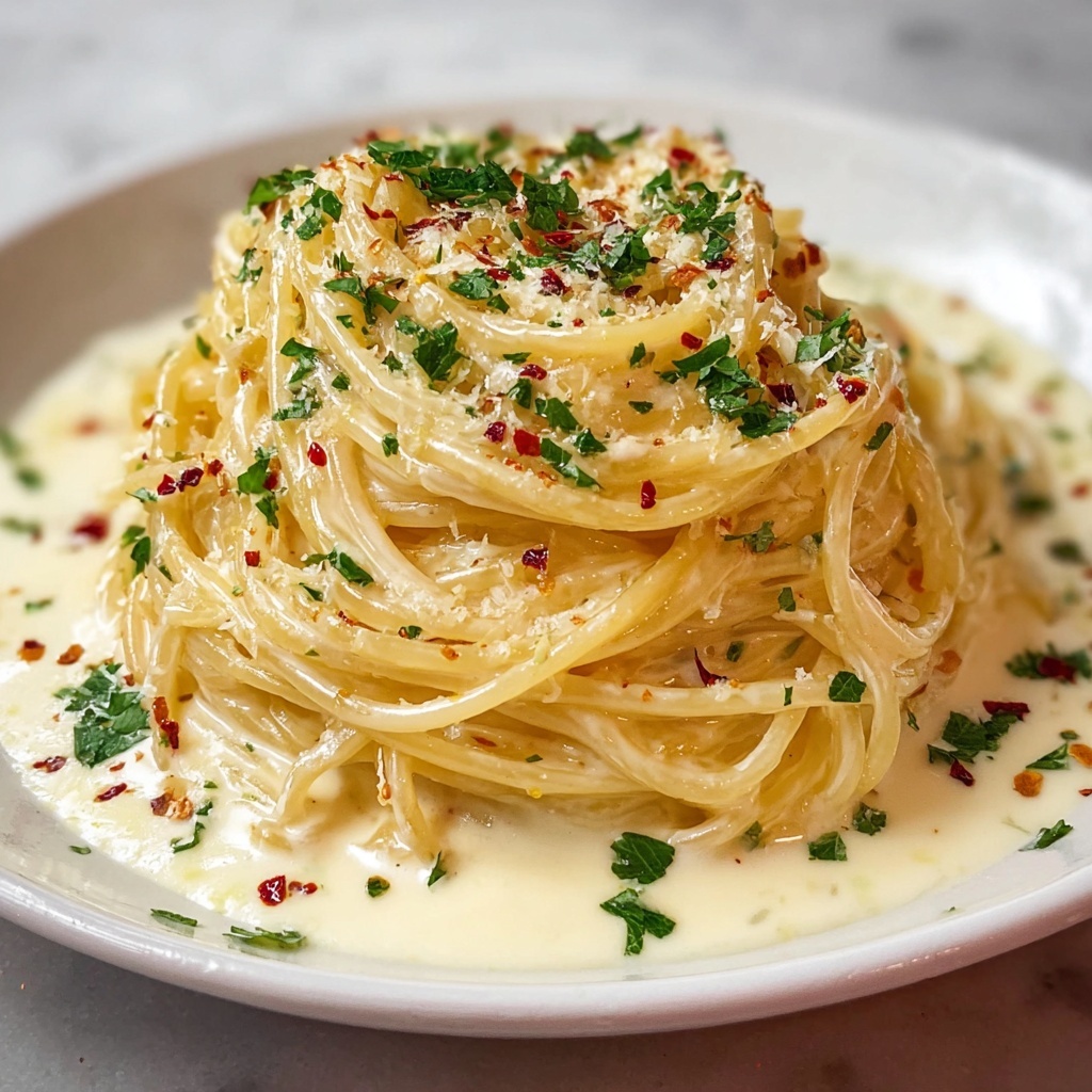 Creamy Garlic Parmesan Sauce Recipe - Recipe Image