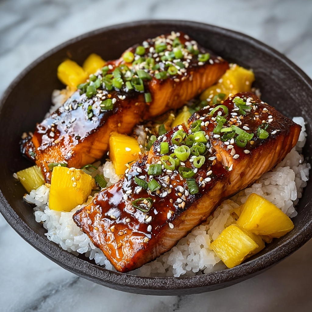 Pineapple Glazed Salmon Recipe - Recipe Image