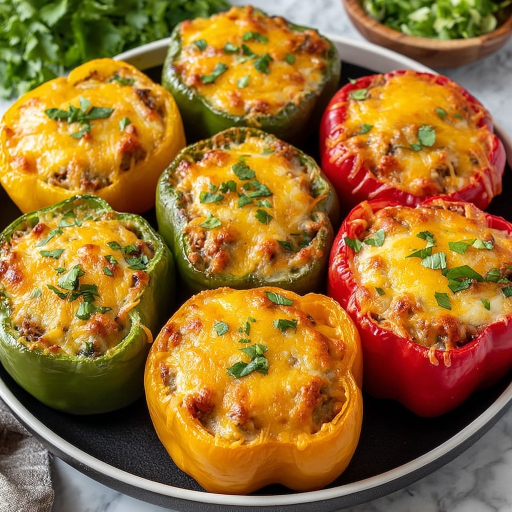 Easy Stuffed Bell Peppers Recipe - Recipe Image