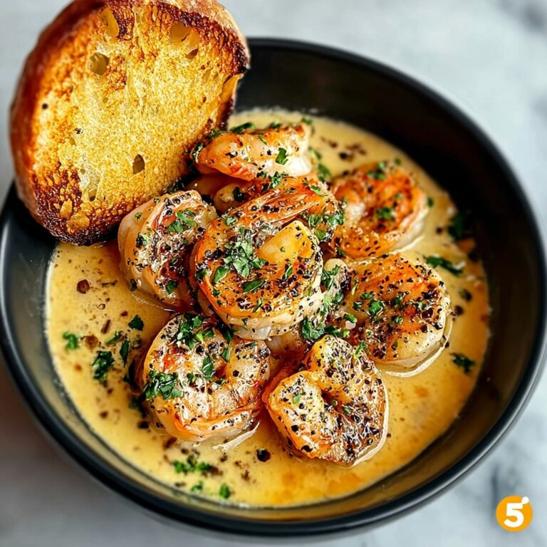 Shrimp Scampi Bowls with Garlic Bread Recipe
