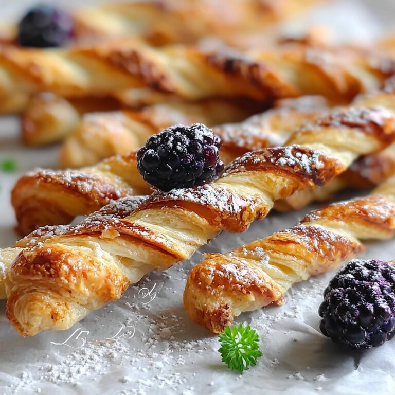 Blackberry Goat Cheese Pastry Twists Recipe