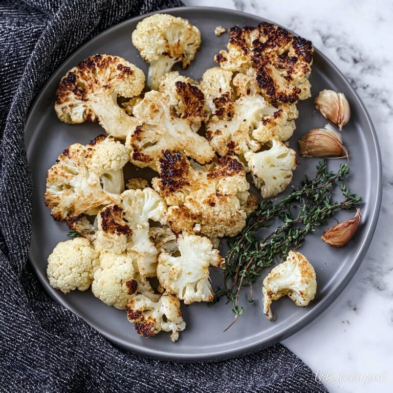 Oven Roasted Cauliflower Recipe