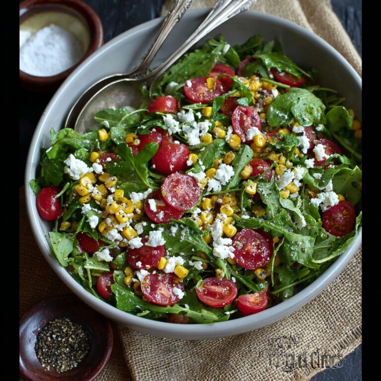 Arugula, Corn and Goat Cheese Salad Recipe