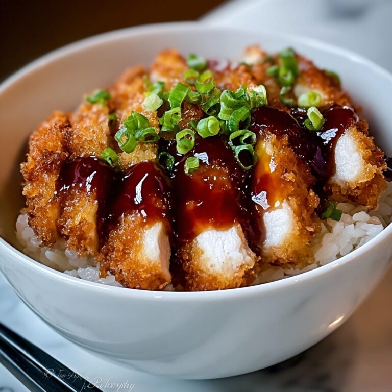 Japanese Katsu Bowls with Tonkatsu Sauce Recipe