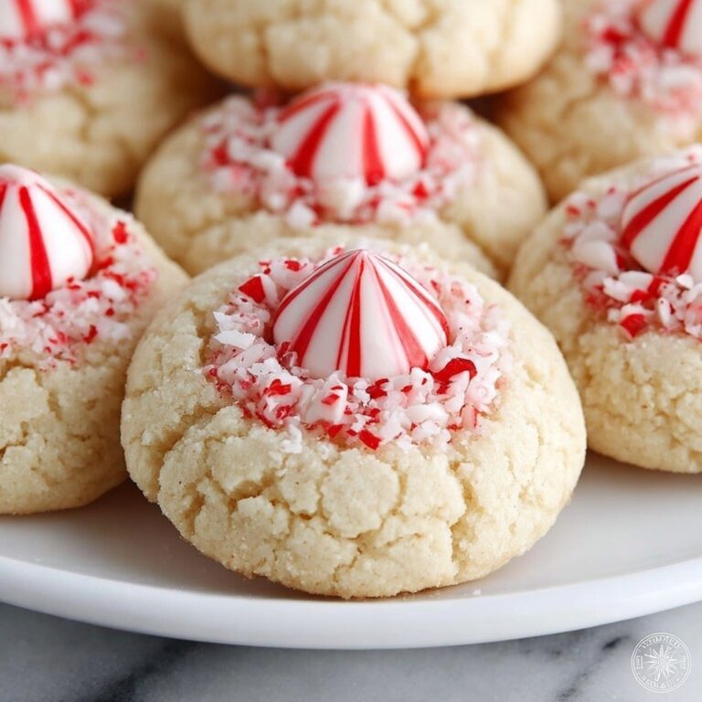 Peppermint Kiss Cookies Recipe