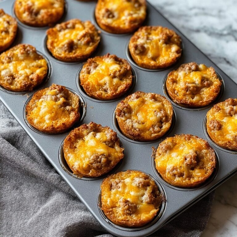 High-Protein Pancake Sausage Mini Muffins Recipe