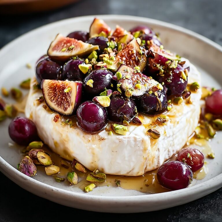 Best Baked Brie with Honey, Fig, and Pistachio Recipe
