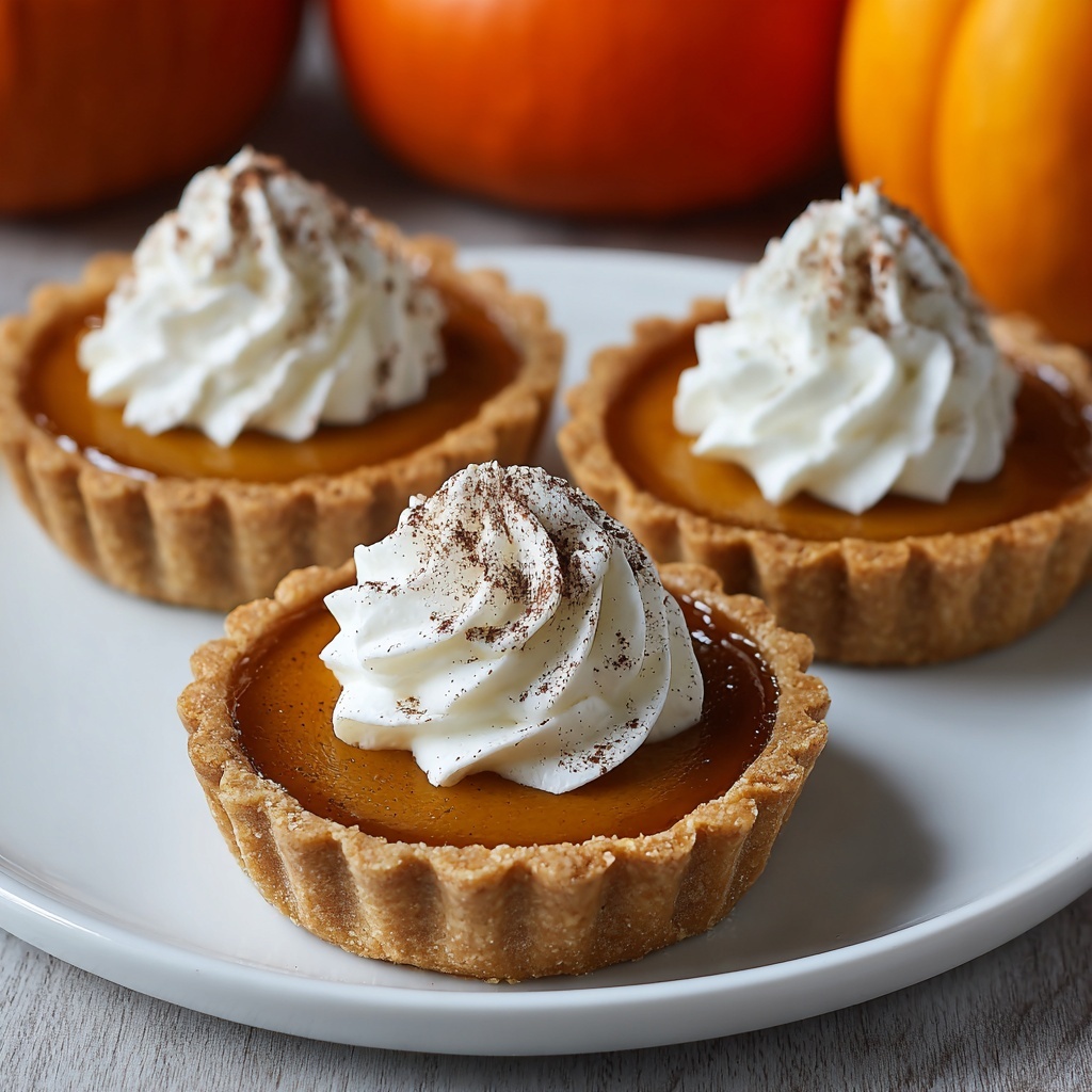 Adorable Mini Pumpkin Pies Recipe - Recipe Image