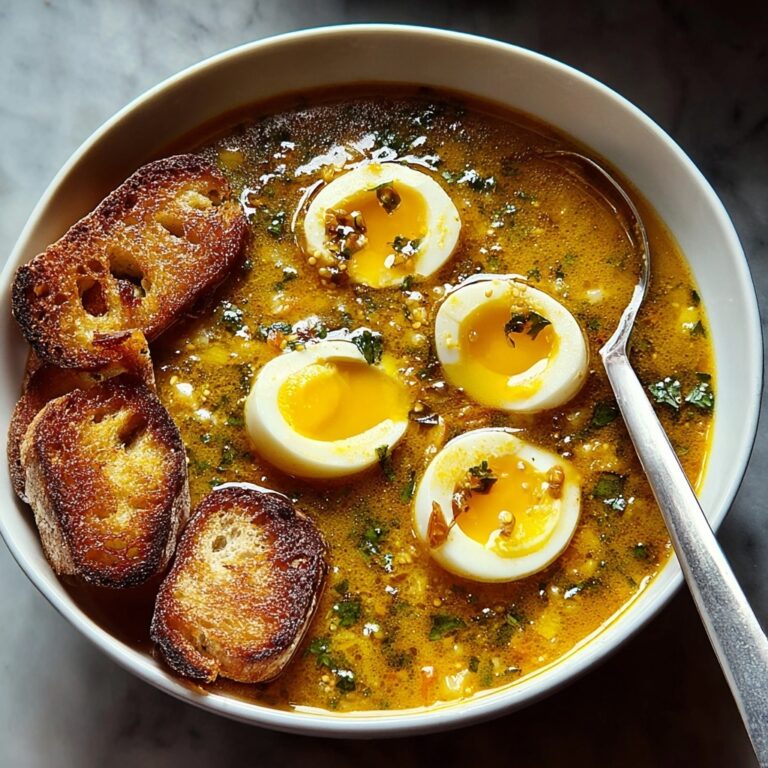 Spanish Garlic Soup Recipe (Vegetarian) – Sopa de Ajo Recipe