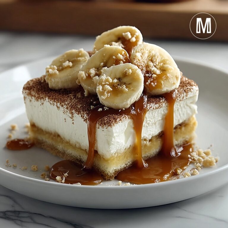 Indulgent Caramel Banana Pudding Tiramisu Recipe