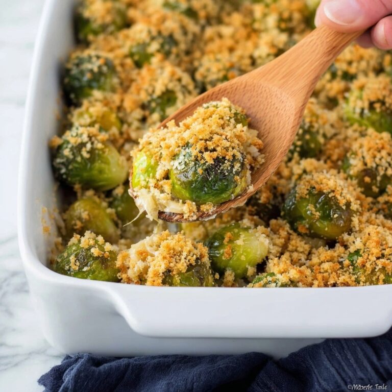Brussels Sprouts au Gratin Recipe