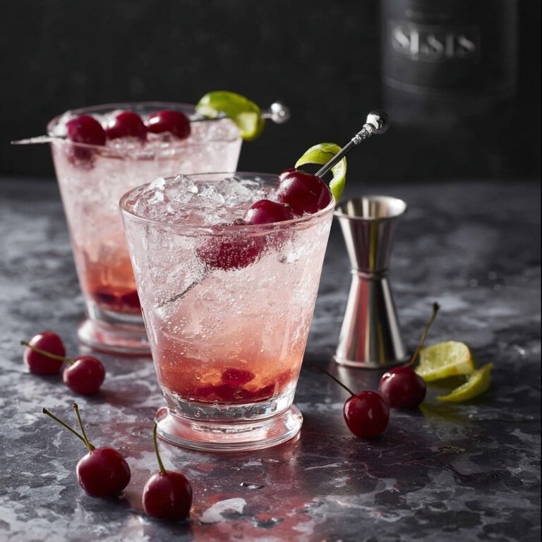 Sparkling Cranberry Gin Cocktails Recipe