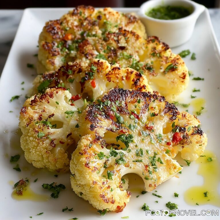 Roasted Cauliflower Steaks Recipe