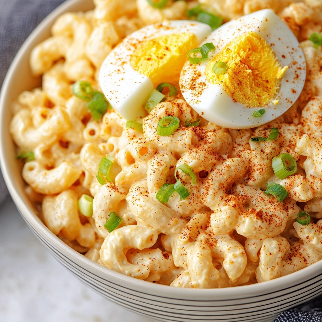 Deviled Egg Pasta Salad Recipe - Recipe Image