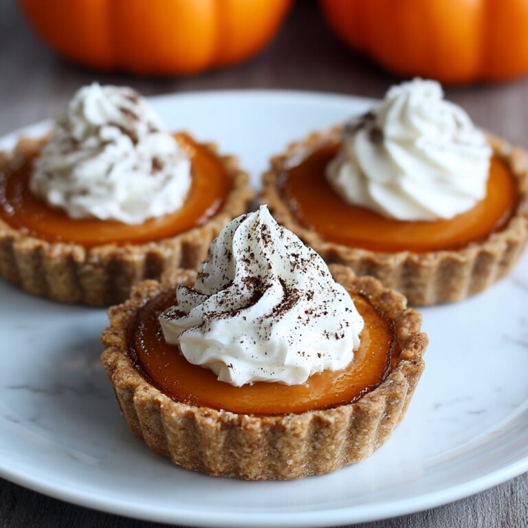 Adorable Mini Pumpkin Pies Recipe