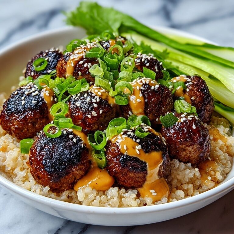 Irresistibly Sticky Korean BBQ Meatballs with Gochujang Glaze Recipe