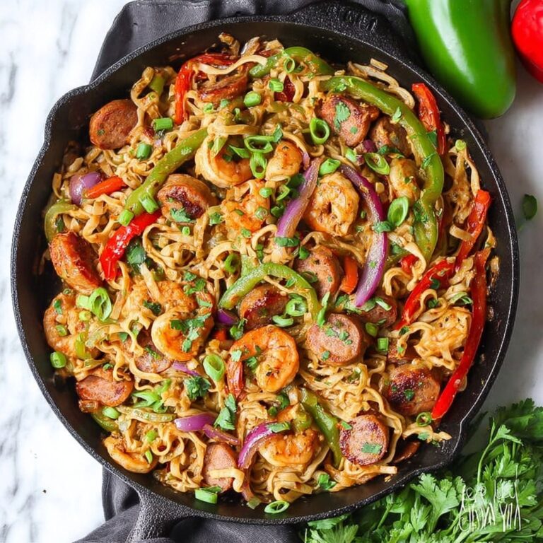 Creamy Cajun Jambalaya Pasta Recipe