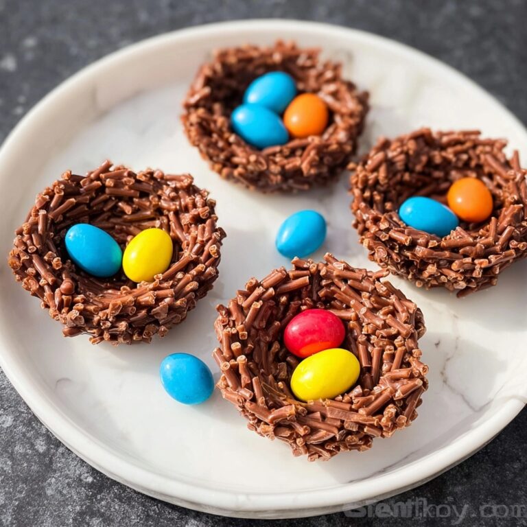 No-Bake Chocolate Bird Nests Recipe