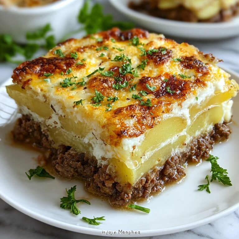 Hobo Casserole with Ground Beef and Potatoes Recipe