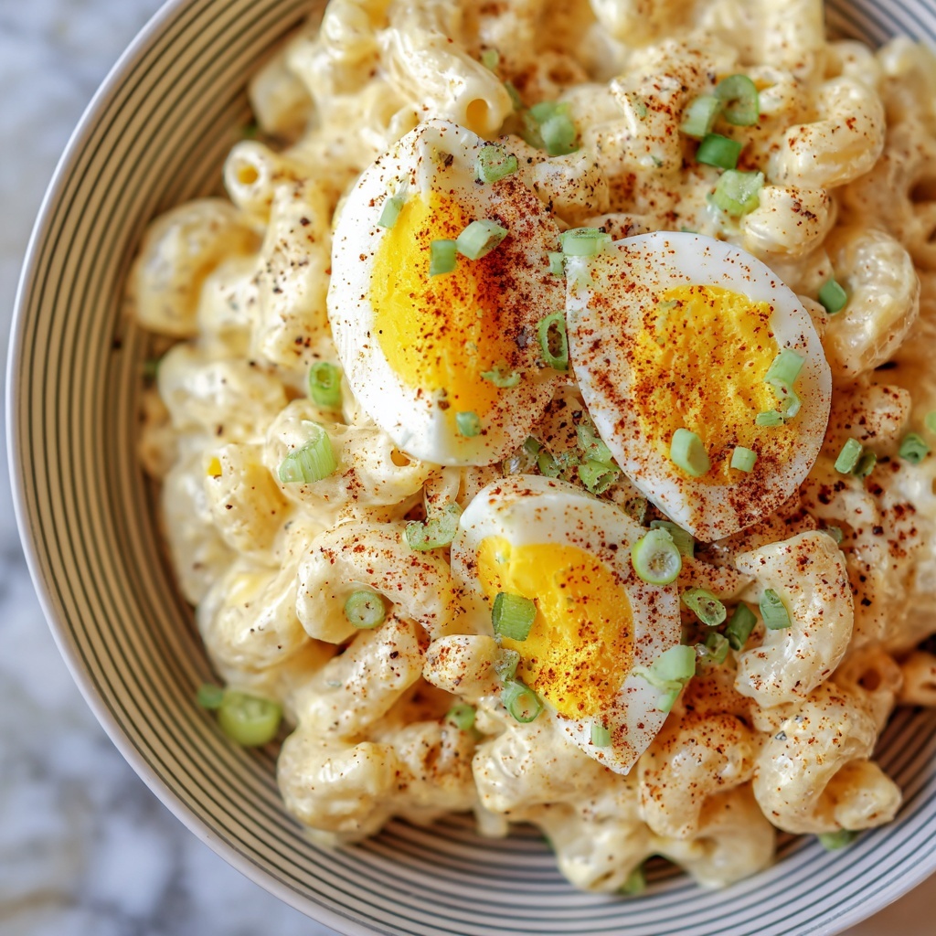 Deviled Egg Pasta Salad Recipe - Recipe Image