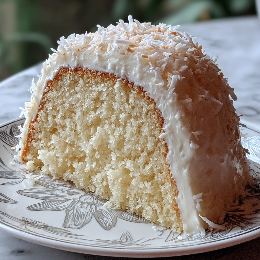 Coconut Cloud Cake Recipe - Recipe Image