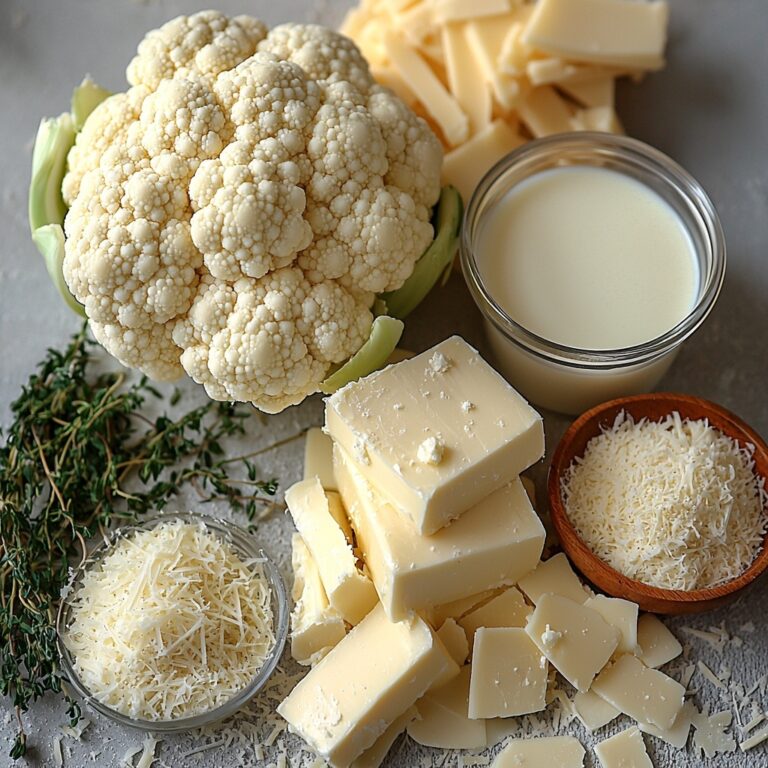 Creamy Baked Cauliflower Gratin Recipe