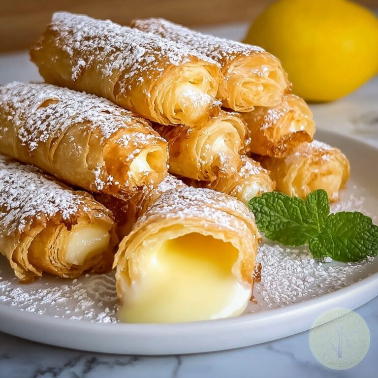 Easy Lemon Cheesecake Crescent Rolls Recipe