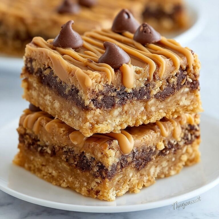 Biscoff Spread Dessert Bars with Chocolate Chips Recipe